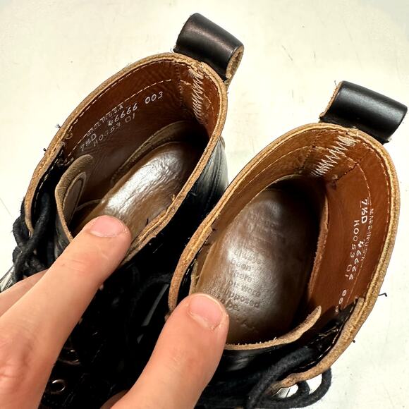 EUC Rancourt & Co. x Helm Muller Black Cap Toe Boot Horween Made in USA 7.5 D - Picture 8 of 11